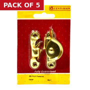 Fitch Fastener, Electro Brassed, 60mm - Pack of 5