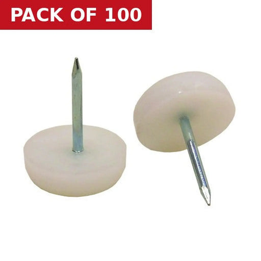 16mm Nail-In-Glides - Pack of 100