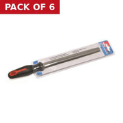 Half Round No 2 Smooth Cut File, 8" - Pack of 6