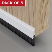 Warmseal Brush Threshold Strip, White, 838mm - Pack of 5