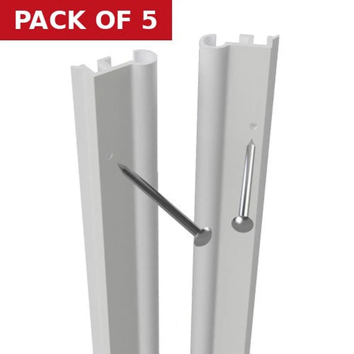 Warmseal Multi-fin Seal, Short Set, White, 5 x 914mm - Pack of 5