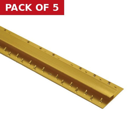 45mm Width Gold Carpet Joint - Pack of 5