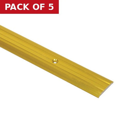 25mm Width Gold Lino Cover Strip - Pack of 5