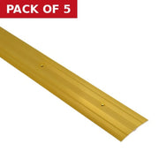 55mm Width Gold Extra Wide Carpet & Lino Cover - Pack of 5