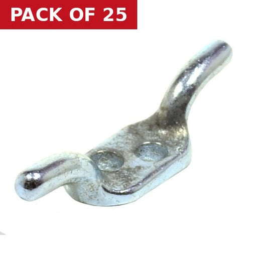 Cleat Hooks, Galvanised, 75mm - Pack of 25