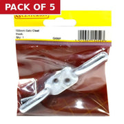100mm (4") Galvanised Cleat Hook - Pack of 5