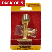 70mm (2 3/4") PB Square Base Projection Door Stop  GI107P - Pack of 5