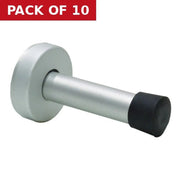 75mm (3") SAA Round Base Projection Door Stop - Pack of 10