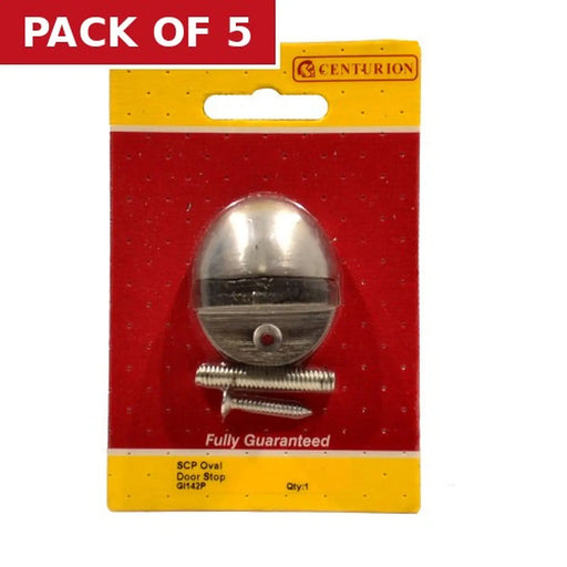 35mm (1 3/8") SCP Oval Shield Door Stop - Pack of 5