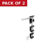 Garage Door Bolts, Epoxy Black, 375mm - Pack of 2