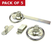 Plain Ring Gate Latch, Zinc Plated, 150mm - Pack of 5