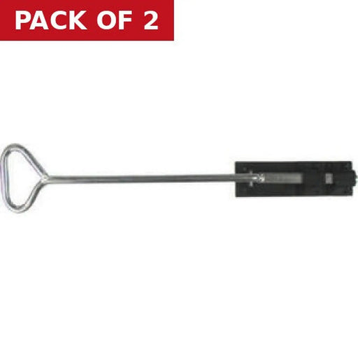 Bow Handle Bolt, Epoxy Black, 450mm - Pack of 2