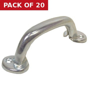 Steel Tubular Handle, Zinc Plated, 150mm - Pack of 20
