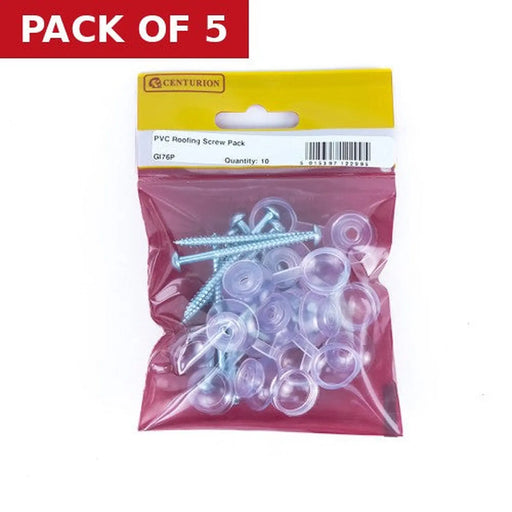PVC Roofing Screw Pack (Pack of 10) - Pack of 5