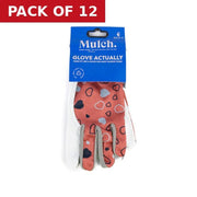 Mulch Glove Actually Gardening Gloves Size 8 - Pack of 12