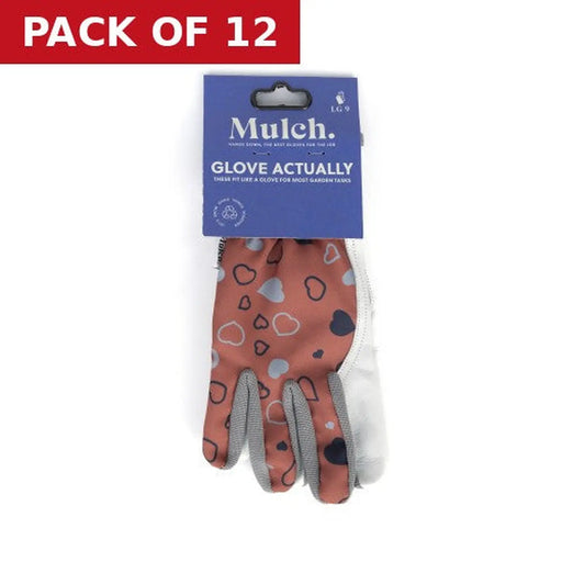 Mulch Glove Actually Gardening Gloves Size 9 - Pack of 12
