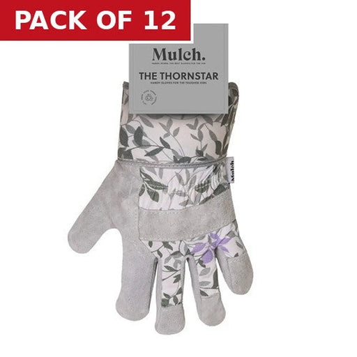 Mulch 'Thornstar' Gardening Gloves Size Medium - 1 Pair - Pack of 12
