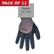 Mulch 'Get a Grip' Teal Gardening Gloves Size Large - 1 Pair - Pack of 12