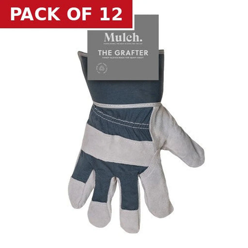 Mulch 'The Grafter' Gardening Gloves Size Large - 1 Pair - Pack of 12