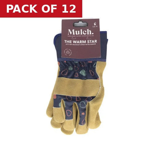 Mulch The Warm Star Gardening Gloves - Pack of 12
