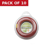 Strimmer Line, 2.4mm x 15m - Pack of 10