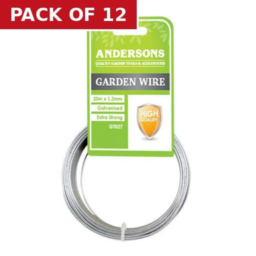 Galvanised Wire, 20m x 1.2mm - Pack of 12