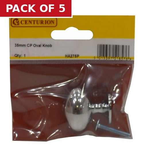 35mm CP Oval Knob - Pack of 5