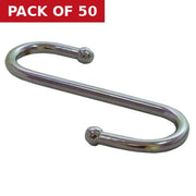 100mm CP Ball End S Hook - Pack of 50