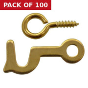 25mm EB Side Hook & Eyes - Pack of 100