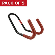 Heavy Duty Wall Hanging Bike Hook - Pack of 5