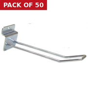 150mm (6") ZP Double Slat Board Hook - Pack of 50
