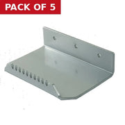 Anti Slip Door Opener - Metal - Silver - Pack of 5
