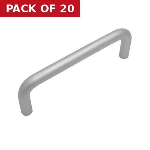 Drawer Pulls, Satin Anodised Aluminium, 100mm x 9mm - Pack of 20