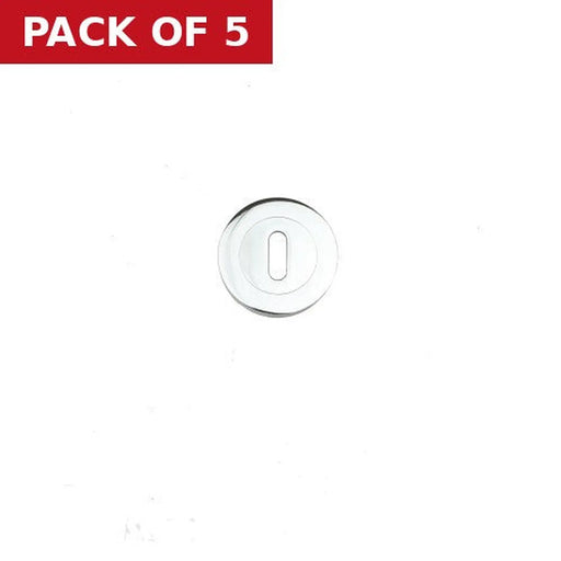 51mm CP Key Hole Escutcheon 1PR - Pack of 5