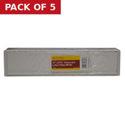 uPVC Telescopic Letter Plate, White, 305mm - Pack of 5