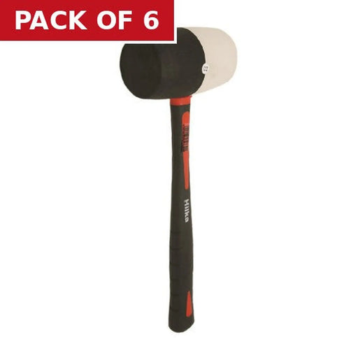 Hilka 16oz Double Rubber Mallet - Pack of 6
