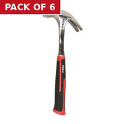 Hilka One Piece Steel Claw Hammer - Pack of 6