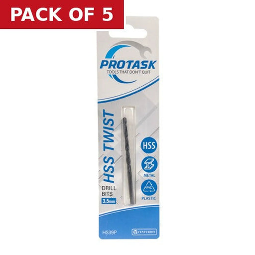 ProTask High Speed Twist Drill Bit (3.5mm) - Pack of 5