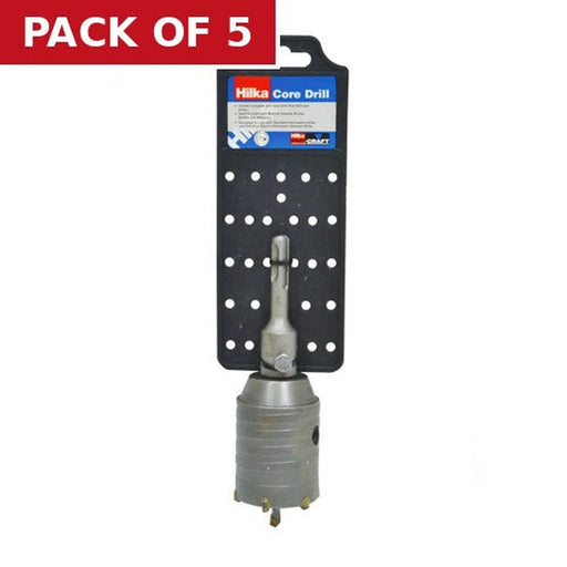 Hilka 50mm SDS Masonry Core Drill - Pack of 5
