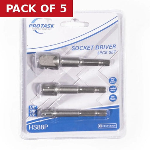 ProTask Socket Adaptor Set - Pack of 5