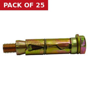 M10 x 10mm Expanding Loose Bolt - Pack of 25