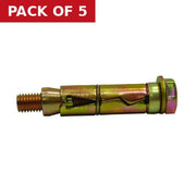 M10 x 25mm Expanding Loose Bolt (Packs of 2) - Pack of 5