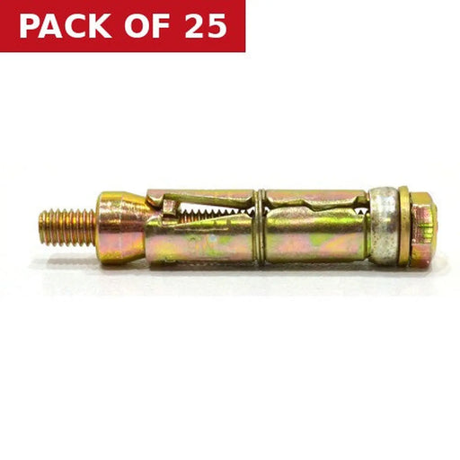 M6 x 10mm Expanding Loose Bolt - Pack of 25