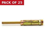 M6 x 40mm Expanding Loose Bolt - Pack of 25