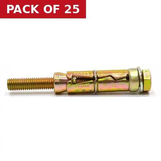 M8 x 25mm Expanding Loose Bolt - Pack of 25