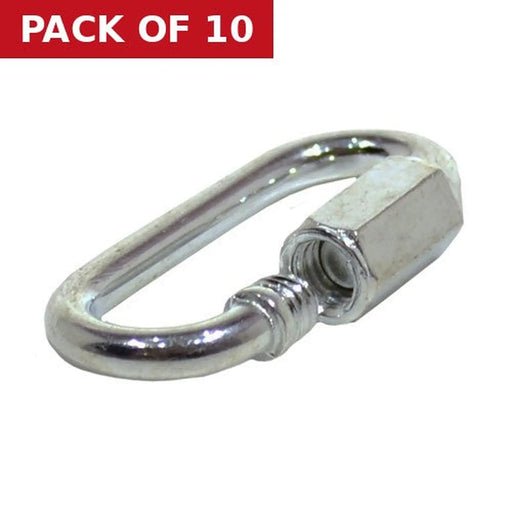 Quick Repair Link, Zinc Plated, 4mm x 32mm x 11mm - Pack of 10