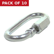 Quick Repair Link, Zinc Plated, 6mm x 46mm x 14mm - Pack of 10
