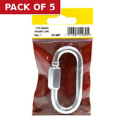 Quick Repair Link, Zinc Plated, 8mm x 59mm x 19mm - Pack of 5