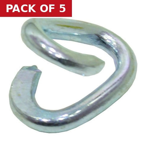Steel Mending Link, Zinc Plated, 3.5mm - Pack of 5