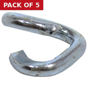 Steel Mending Link, Zinc Plated, 6mm - Pack of 5